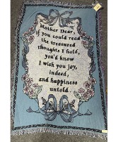 Mother Throw  Afghan Blanket