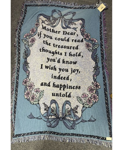 Mother Throw  Afghan Blanket