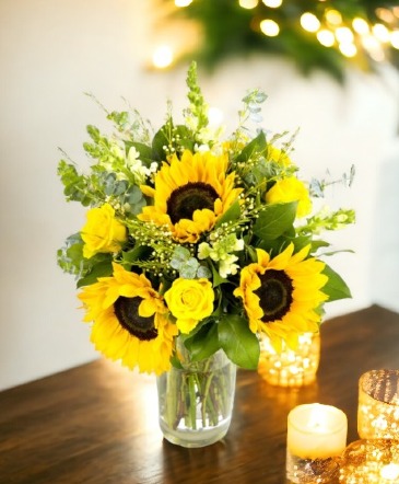 Every Day Sunshine Floral Arrangement  in Monument, CO | Enchanted Florist