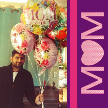 Mothers Day Balloon Mylar in Langford, BC | PETALS N BUDS METCHOSIN FLORIST