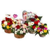 Mother's Day Basket Mix Flower Arrangement 