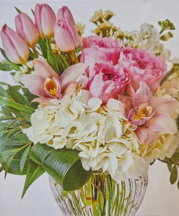 Mother's Day Blooms  Vase Arrangement  in Nederland, TX | Harris Florist