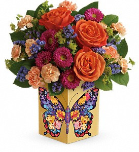 mothers day butterfly  mixed arrangment 