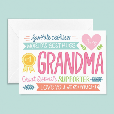 Mother's Day Card - #1 Grandma