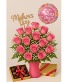 Mother's Day Deluxe Deal  12 Mixed Color Roses Arrangement 