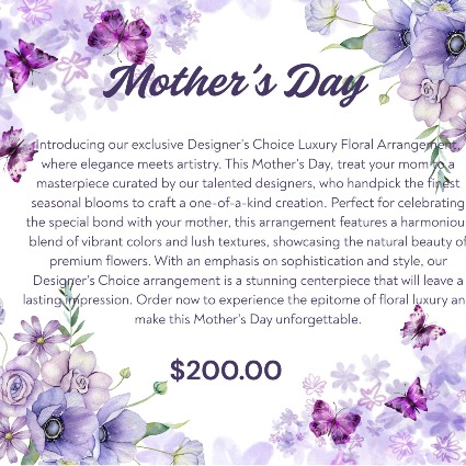Mother's Day Designers Choice