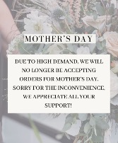 Mother's Day Disclaimer 