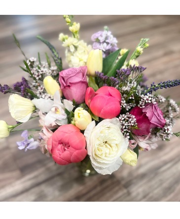 Mother's Day High Class Pastels Designer's Choice in Winchendon, MA | Ruschioni’s Flowers and Gifts