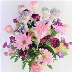 Mother's Day Pops 'n Posies Sweet Blossoms