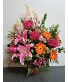 mix flowers arrangement  ROSES AND LILIES and more