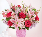 Mother's Embrace Lillies and Roses