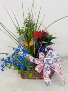 MOTHER'S GARDEN  BLOOMING PLANT BASKET 