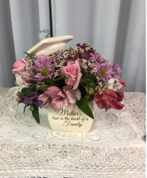 Mother's Heart Keepsake Container