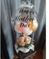 Mothersday Suprise Flowers and Ballons