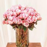 Mounded Rose vase 