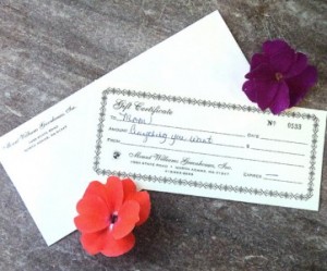 Mount Williams Greenhouses Gift Certificate