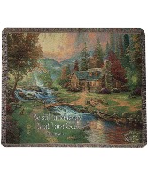 Mountain Paradise Sympathy Throw