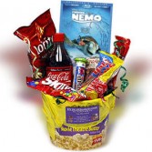 Movie Night Basket Gift Basket