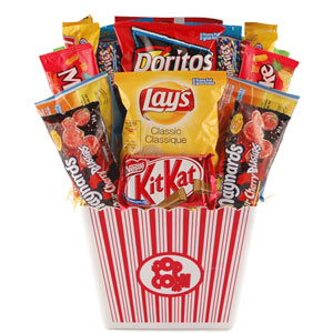 Night At The Movies Gift Basket