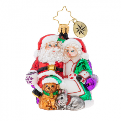 Mr. and Mrs. Clause Pause  Christopher Radko Ornament
