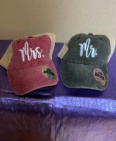 mr and mrs perfect for any bride and grrom mr and mrs hats