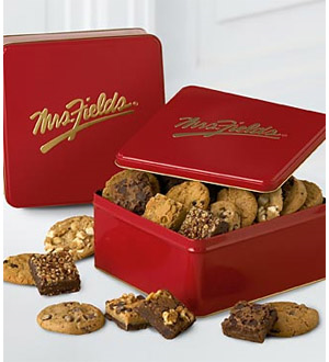 Mrs. Fields®  Classic Tin with Brownie and Cookie  .WGX950-N