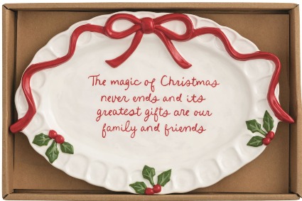 MUD PIE Gifts Christmas Platter