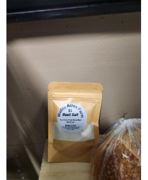 Muddy Acres Basil Salt gift