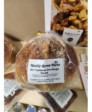 Muddy Acres Mini Traditional Sourdough Round gift