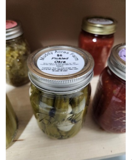 Muddy Acres Pickled Okra gift