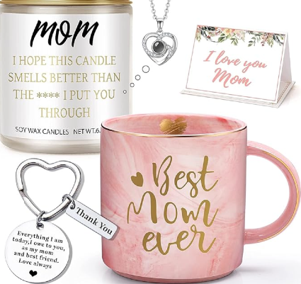 Mug, Candle and Keychain Set for Mom  