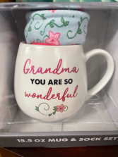 Mug & Sock Gift Sets Grandma, Mom, Nana, Friend