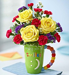 Mugable® Sending Big Smiles Fresh Arrangement