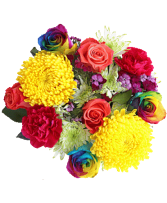 Multicolor Mama Vase Arrangement