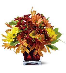 Mum Montage Fall Bouquet in Whitesboro, NY | KOWALSKI FLOWERS INC.