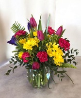 Mums the Word Vase Arrangement