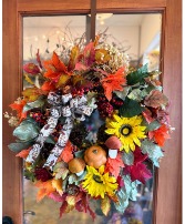 Mushroom Bow Wreath Home Decor