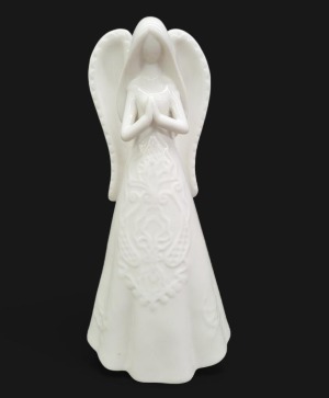 Musical Ceramic Angel  FHF-MA21 Ceramic Keepsake Local Only