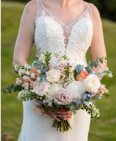 Muted Pastels Bridal Bouquet