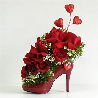 My Cinderella Shoe Arrangement
