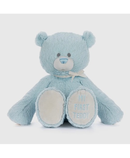 My First Teddy - Baby Boy Blue  16” stuffed animal 