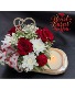 My Heart Burns For You Dough Candle Bouquet