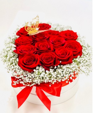 My Heart  Roses in a box 