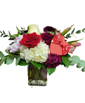 My Love For You -gbn rose and chocolate Fresh arrangement