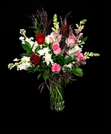 Cupid Red & Pink Floral