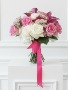 My Pretty Girl Shades of pink white garden rose bouquet