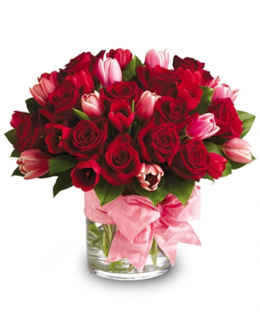 ~Rich In Love Bouquet~ Luxury Roses and Tulips