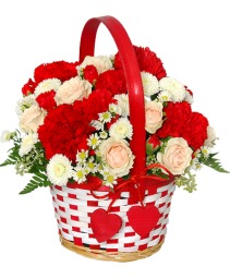 My Sweetie Bouquet Flower Basket
