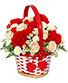 My Sweetie Bouquet Flower Basket