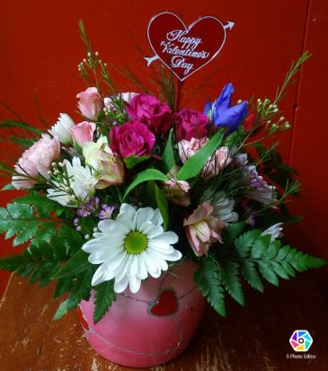 My valentine Ceramic arrangement